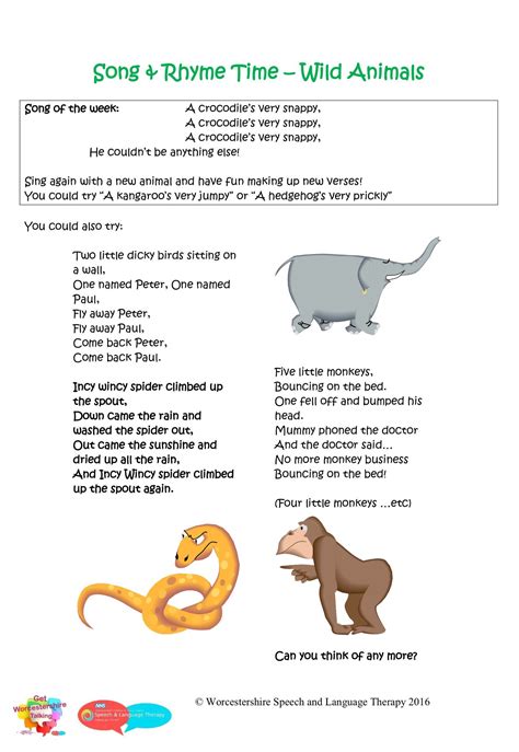 words that rhyme with animal names